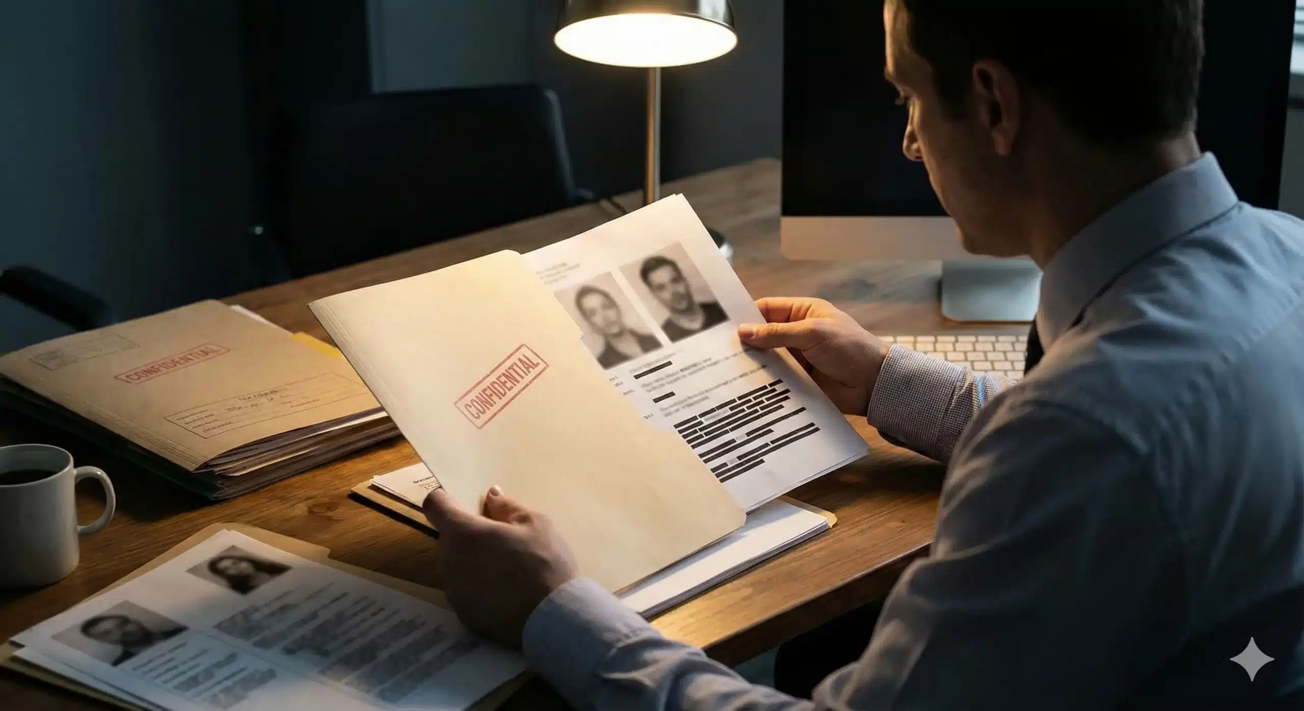 Informe confidencial de detective sobre conducta de menores