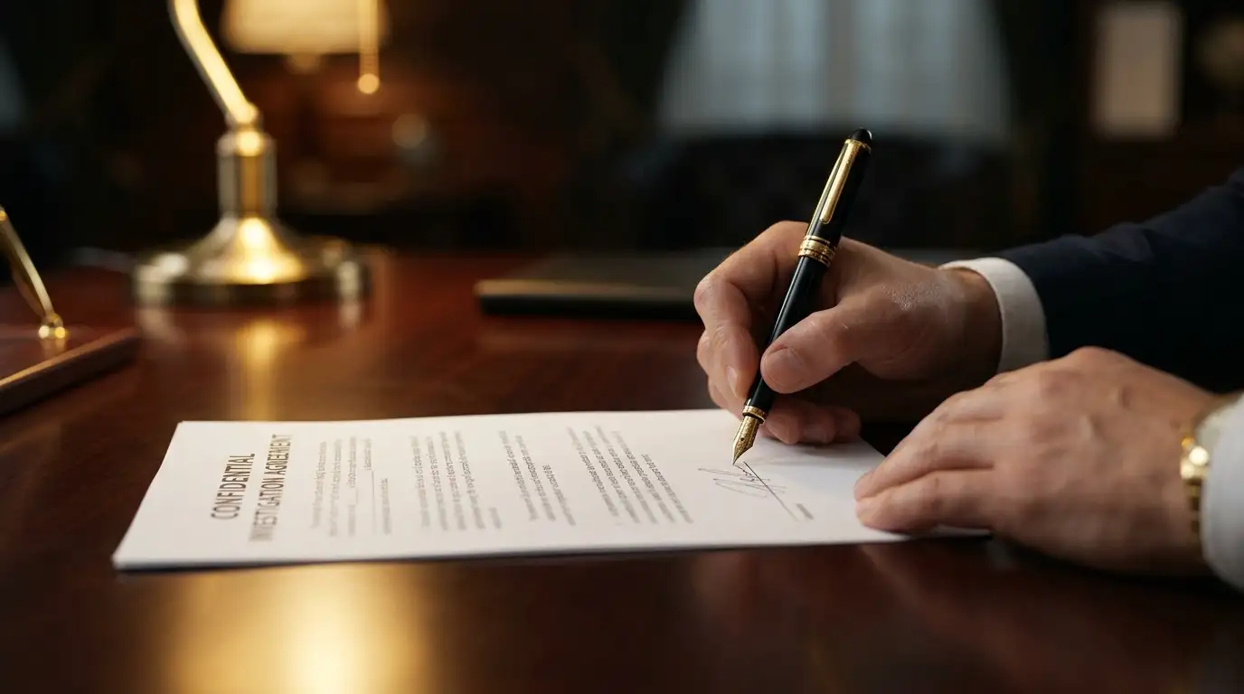 Firma del contrato de investigación